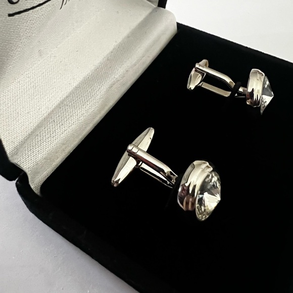 UMO Lorenzo ITALY Silver Cufflinks - Picture 2 of 5
